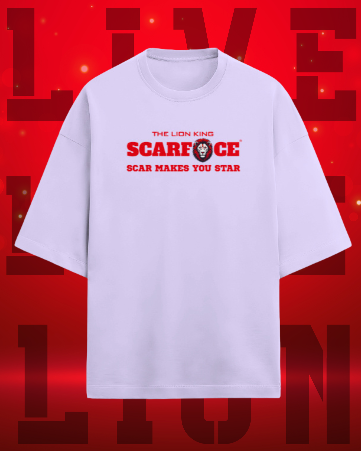 ScarfaceStore OG DROP SHOULDER OVERSIZED TSHIRT-ROAR