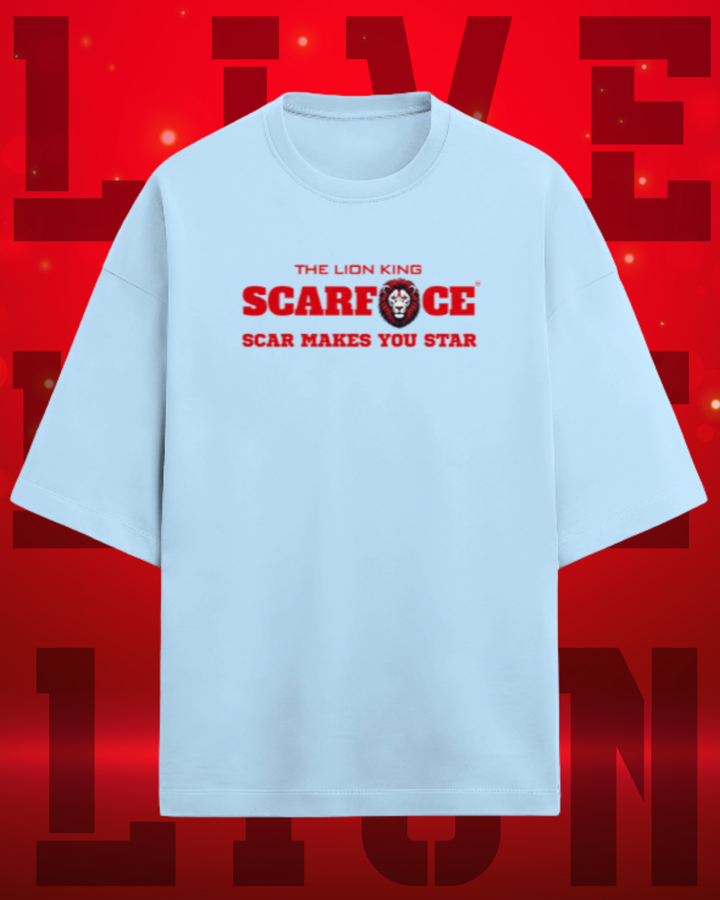 ScarfaceStore OG DROP SHOULDER OVERSIZED TSHIRT-ROAR