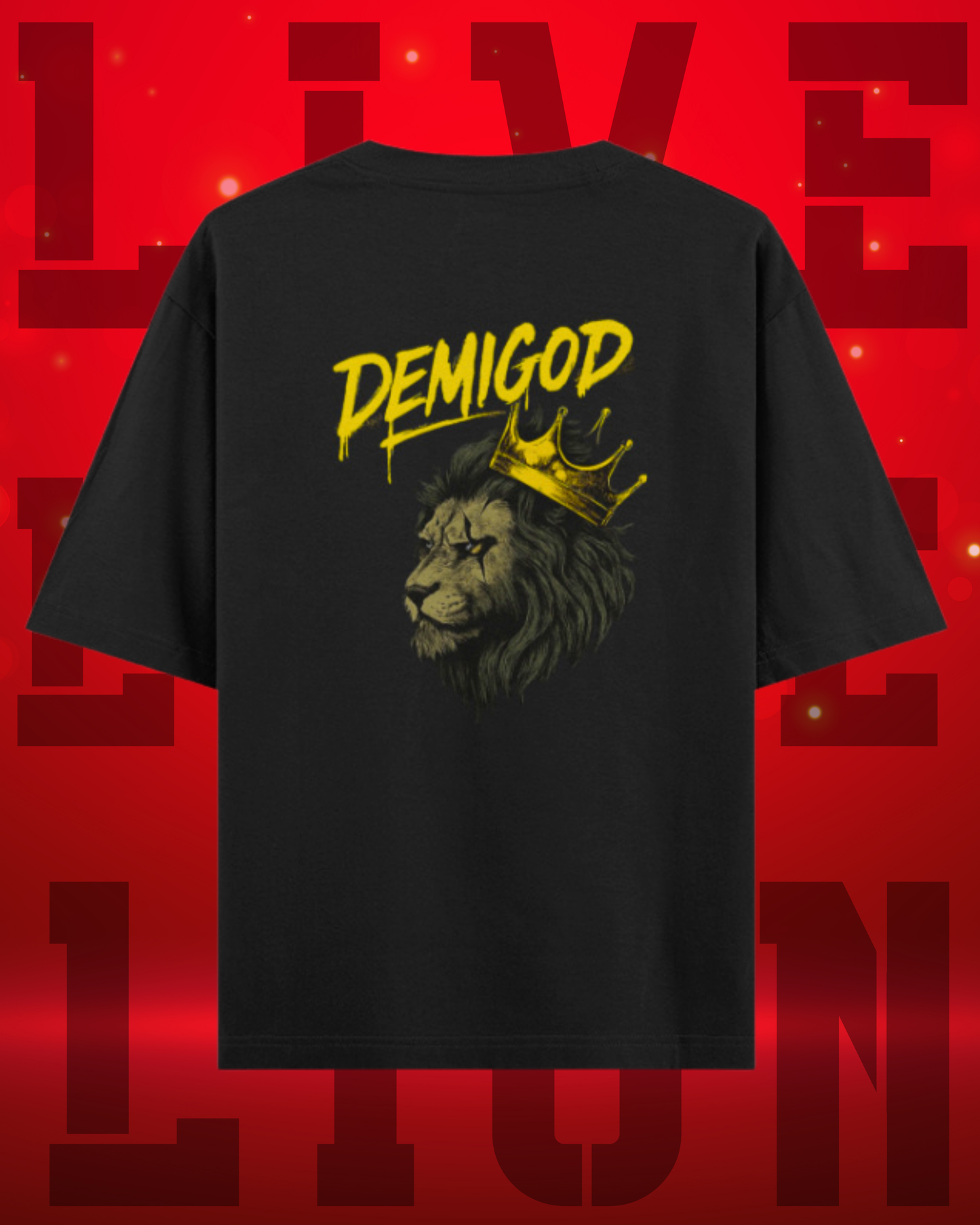 ScarfaceStore OVERSIZED DEMIGOD TSHIRT-ROAR