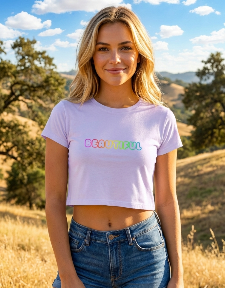 ScarfaceStore CROP TOP - BEAUTIFUL